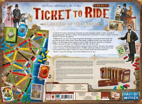 Ticket to Ride Legacy - Legendes uit het Westen (NL/EN)