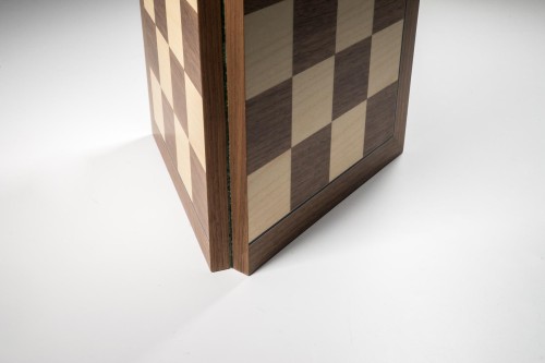 Foldable chessboard walnut