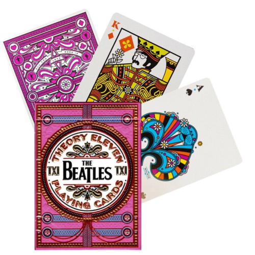 Theory 11 - The Beatles Playing Cards (Pink)