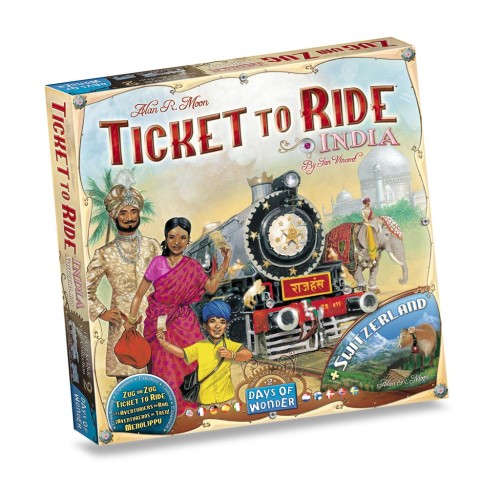 Ticket to Ride Map Collection: Volume 2 - India & Zwitserland